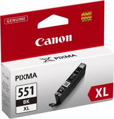 Canon Cartus Cerneala Original Black, CLI-551XLBK pentru Pixma, BS6443B001AA