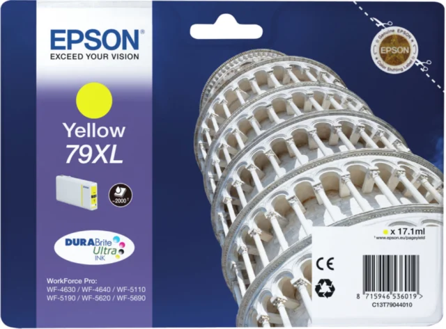 Epson Cartus Cerneala Original Yellow, T790440 pentru Workforce Pro, C13T79044010
