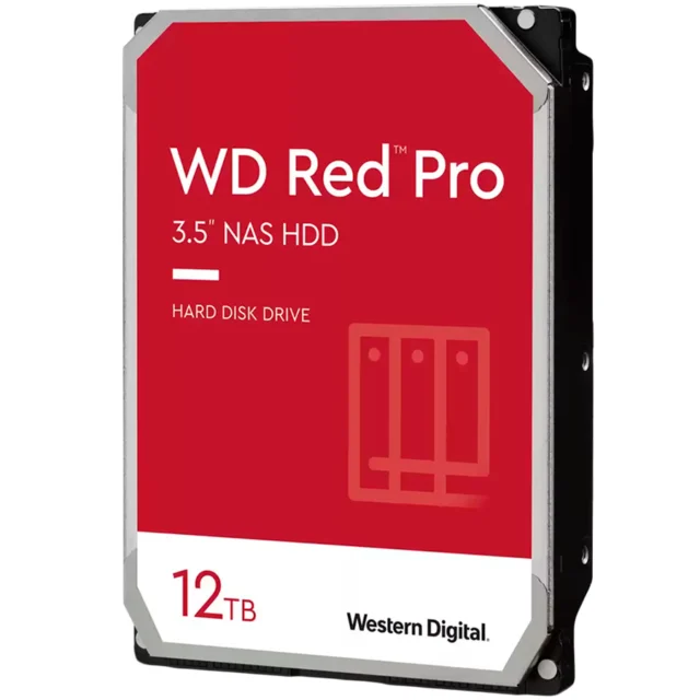 WD Red Pro 12TB SATA 6Gb/s 512MB Cache Internal 3.5inch 24x7 7200rpm, WD122KFBX