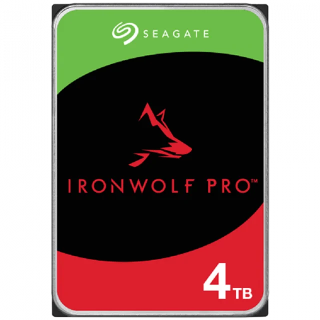 Seagate HDD NAS IronWolf Pro 4TB CMR (3.5, 256MB, SATA 6Gbps, 7200RPM, RV Sensors, ST4000NT001
