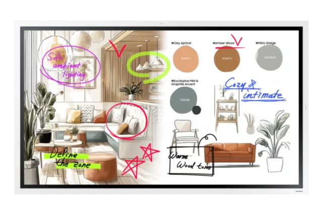 Samsung FLIP 5 PRO WM55FX 55inch Tactile Infrared 20p UHD 3840x2160 16:9 350 without, LH55WMFWBGCXEN