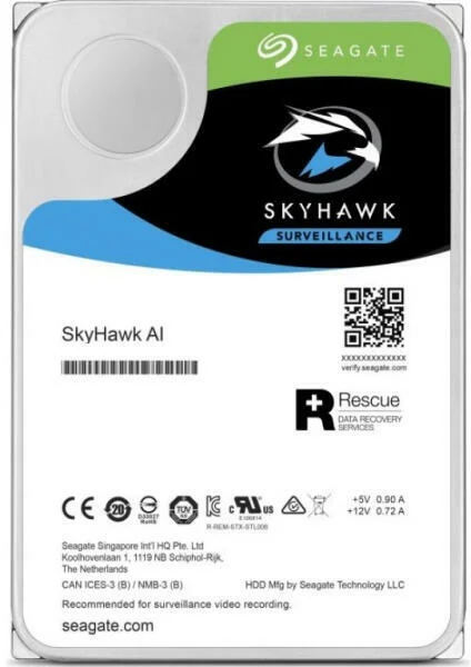 Seagate HDD 8TB, SkyHawk, 7.200 rpm, buffer 256 MB, pt supraveghere, ST8000VE001