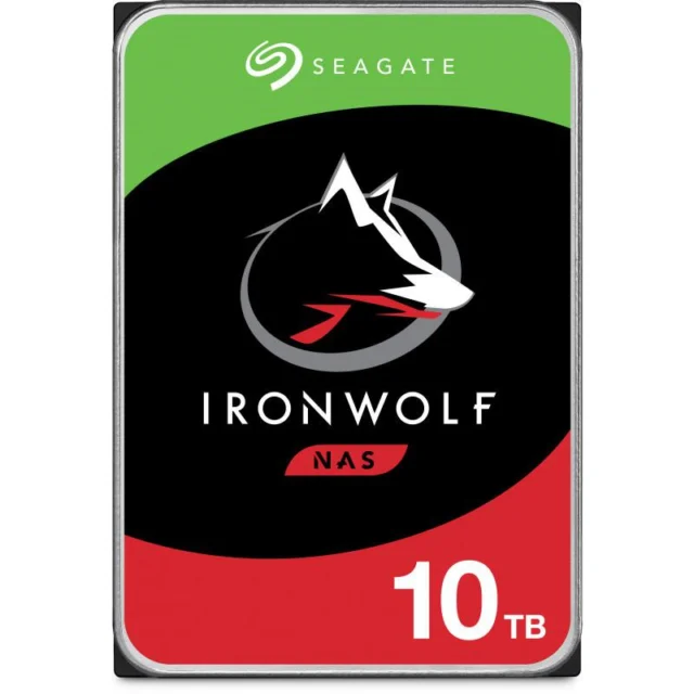 Seagate HDD 10TB, IronWolf, 7.200 rpm, buffer 256 MB, pt NAS, ST10000VN000