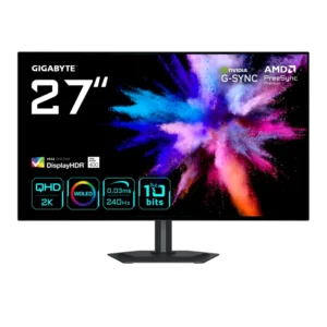 Monitor Gaming GIGABYTE GO27Q24G, 27", 2560 x 1440 pixeli, Black,