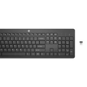 Kit Wireless tastatura si mouse HP 235, taste numerice, negru