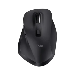 Mouse Wireless TRUST Fyda, 2400 dpi, Negru