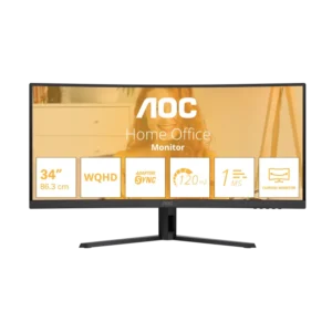 Monitor Gaming AOC CU34B3E, 34", 3440 x 1440 pixeli, Black,