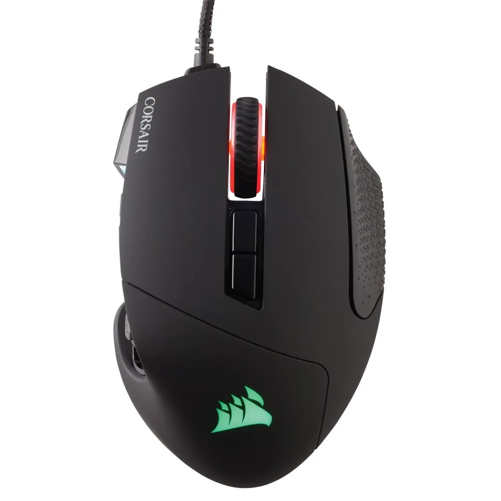 Mouse Gaming Corsair Scimitar RGB Elite, 18000 DPI, Negru