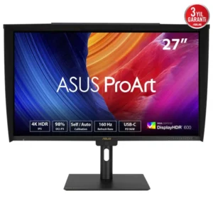 Monitor Consumer ASUS PA27UCGE, 27", 3840 x 2160 pixeli, Black,