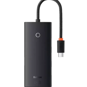 Hub USB Baseus Lite, USB-C, 5 porturi, Negru
