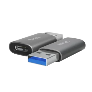 Hub USB Trust Calyx USB-C, 2 porturi, Gri