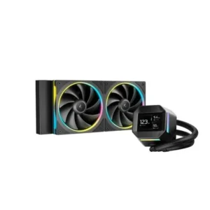 Cooler Procesor DeepCool LM240, Lichid, 12 cm, 2 ventilatoare, aRGB
