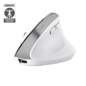 Mouse Wireless TRUST Bayo+, 2400 DPI, Alb