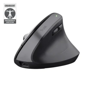 Mouse Wireless Trust Bayo+, 2400 DPI, Negru