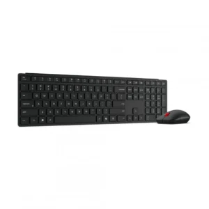 Kit Wireless tastatura si mouse Lenovo 4X31S04810, taste numerice, Negru