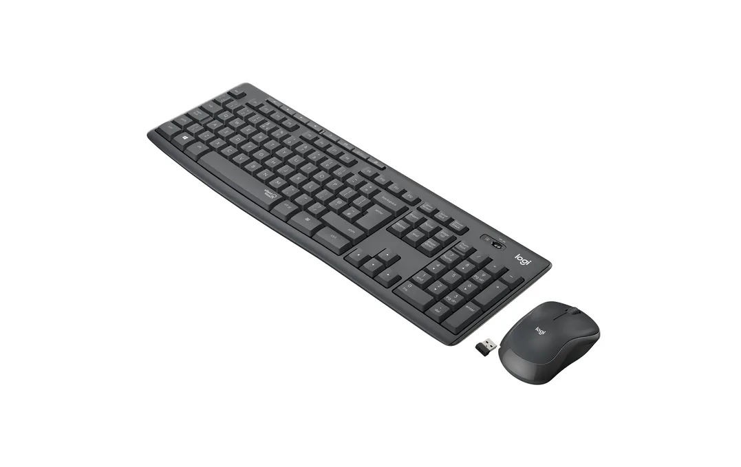 Kit Wireless tastatura si mouse Logitech MK295 Silent Wireless Combo, - imagine 2
