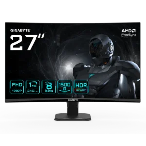 Monitor Gaming GIGABYTE GS27FC2, 27", 1920 x 1080 pixeli, Black,