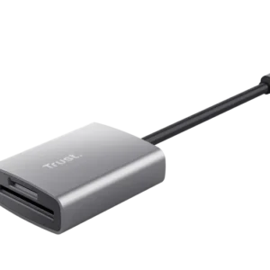 Hub USB Trust Dalyx Fast, USB-C, 2 porturi, Argintiu