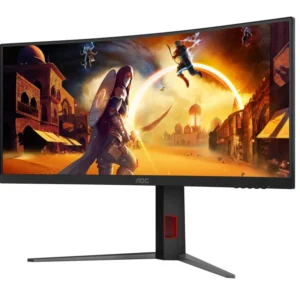 Monitor Gaming AOC CU34G4, 34", 3440 x 1440 pixeli, Black,