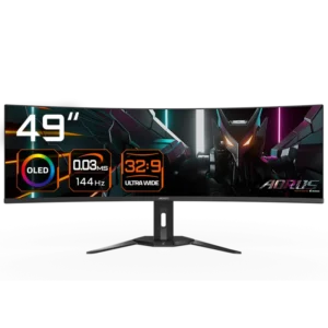Monitor Consumer GIGABYTE CO49DQ, 49", 5120 x 1440 pixeli, Black,