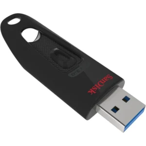 Memorie USB SanDisk Ultra 32 GB, USB 3.0, Negru